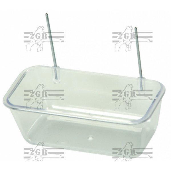 Art.022 plast. krmidlo malé s kovovými hakmi 